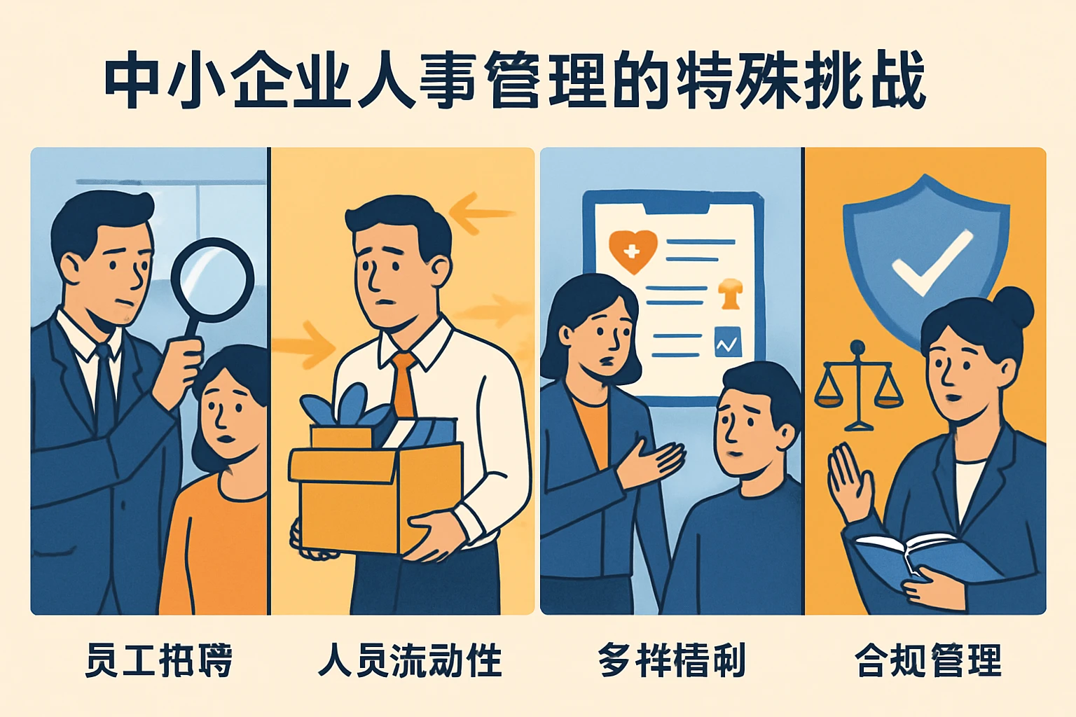 中小企业人事管理的特殊挑战