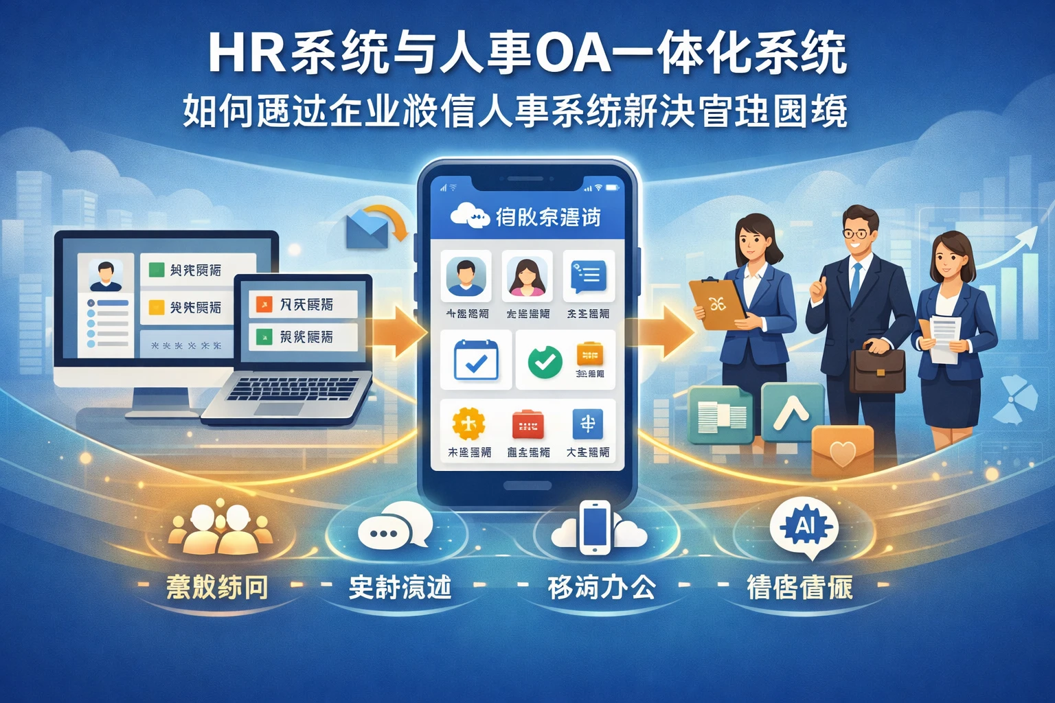 HR系统与人事OA一体化系统如何通过企业微信人事系统解决管理困境