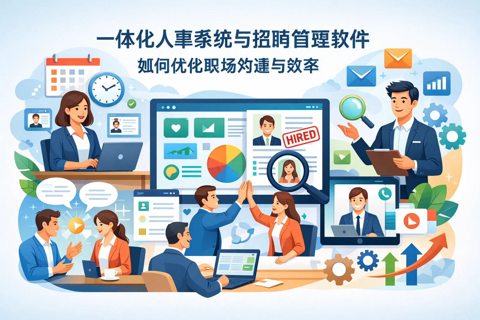 一体化人事系统与招聘管理软件如何优化职场沟通与效率