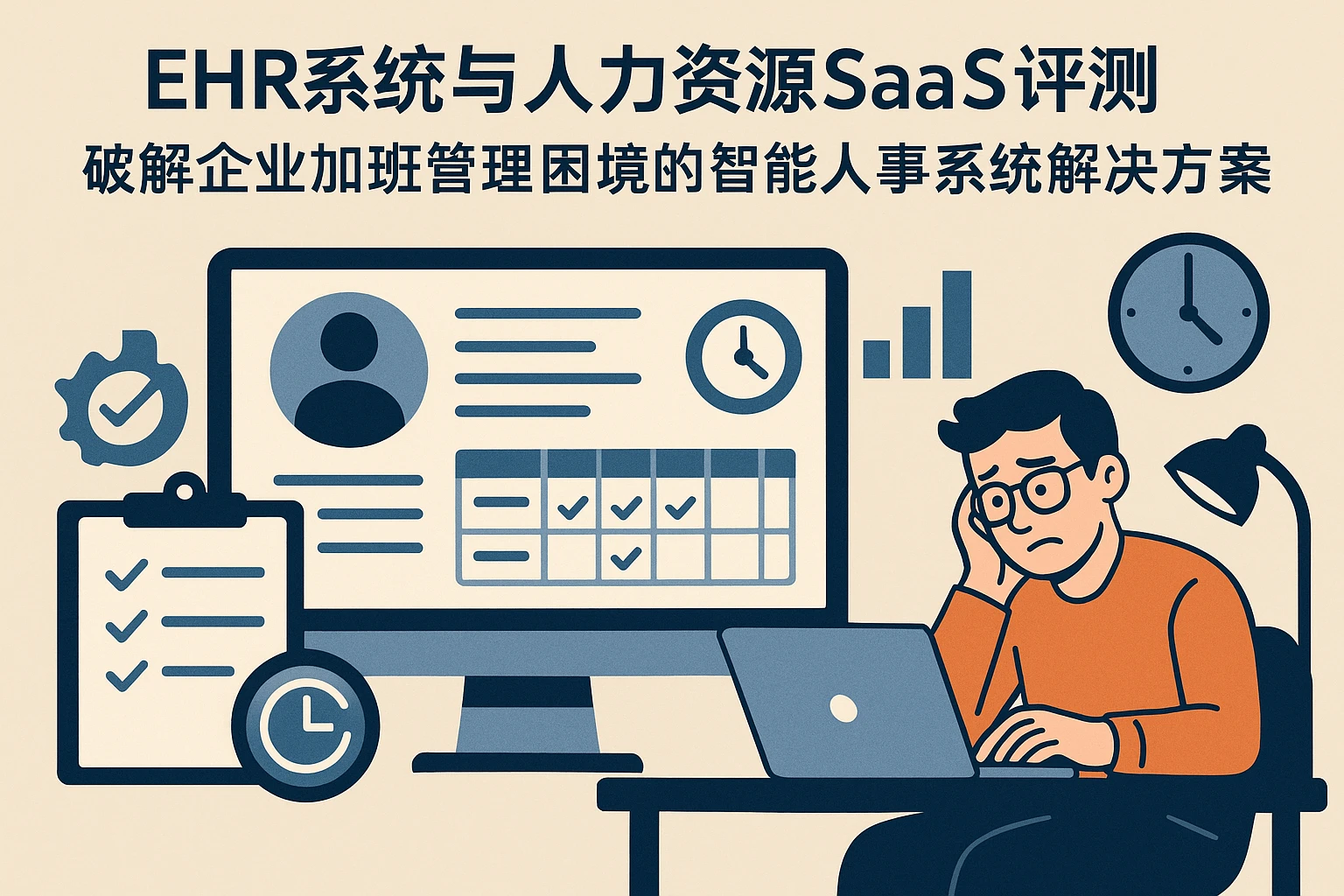EHR系统与人力资源SaaS评测：破解企业加班管理困境的智能人事系统解决方案