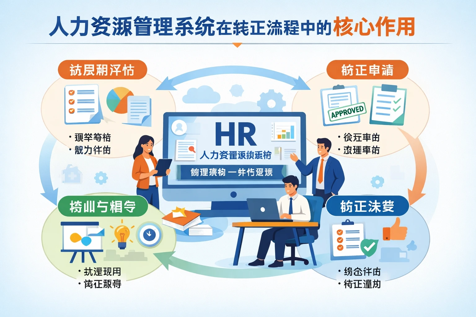 人力资源管理系统在转正流程中的核心作用