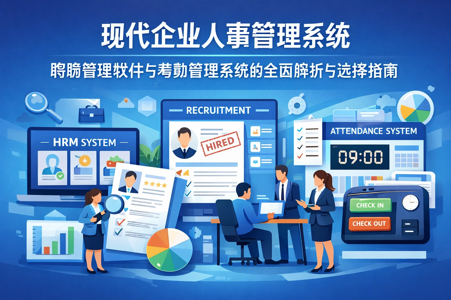 现代企业人事管理系统、招聘管理软件与考勤管理系统的全面解析与选择指南