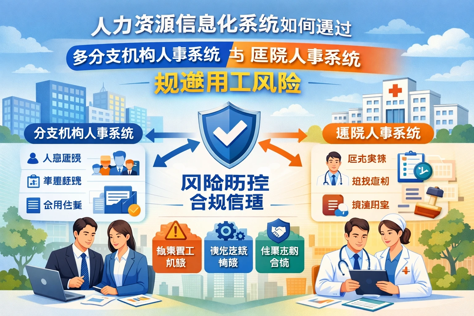 人力资源信息化系统如何通过多分支机构人事系统与医院人事系统规避用工风险