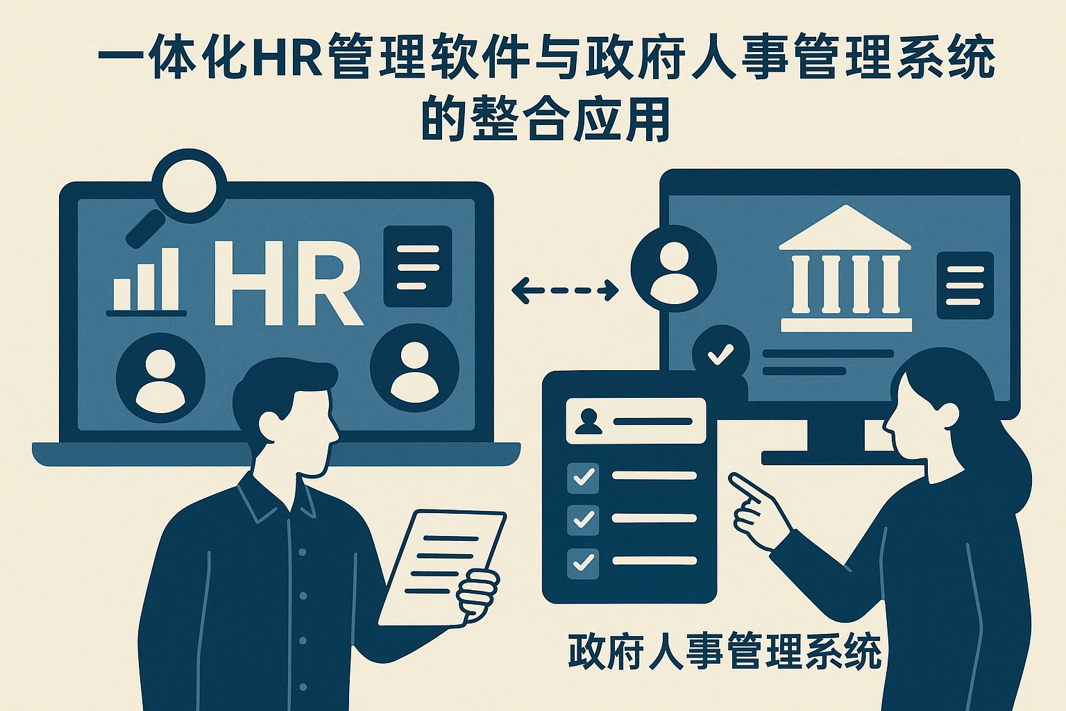 一体化HR管理软件与政府人事管理系统的整合应用