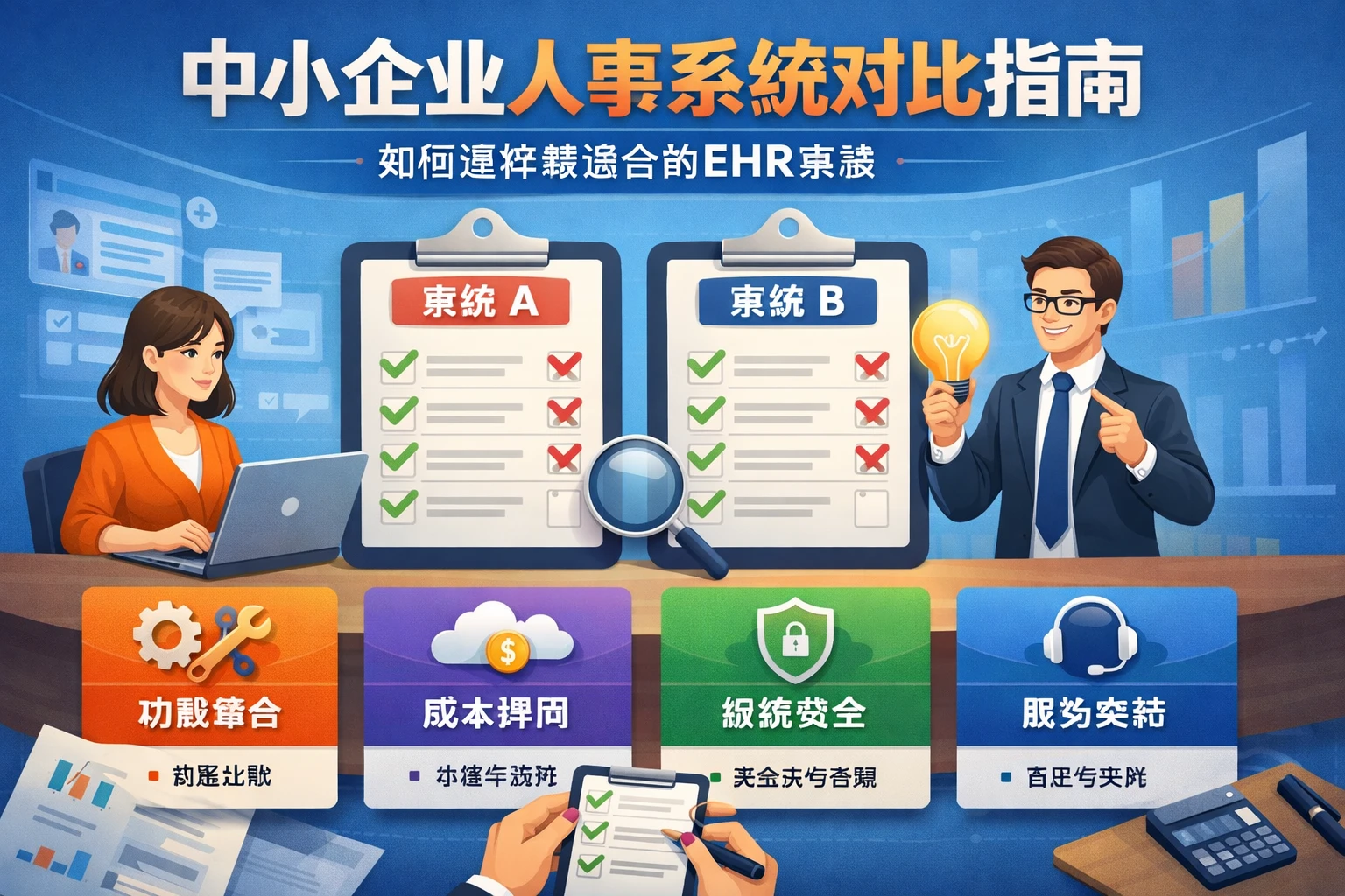 中小企业人事系统对比指南：如何选择最适合的EHR系统