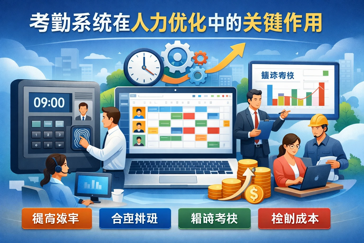 考勤系统在人力优化中的关键作用