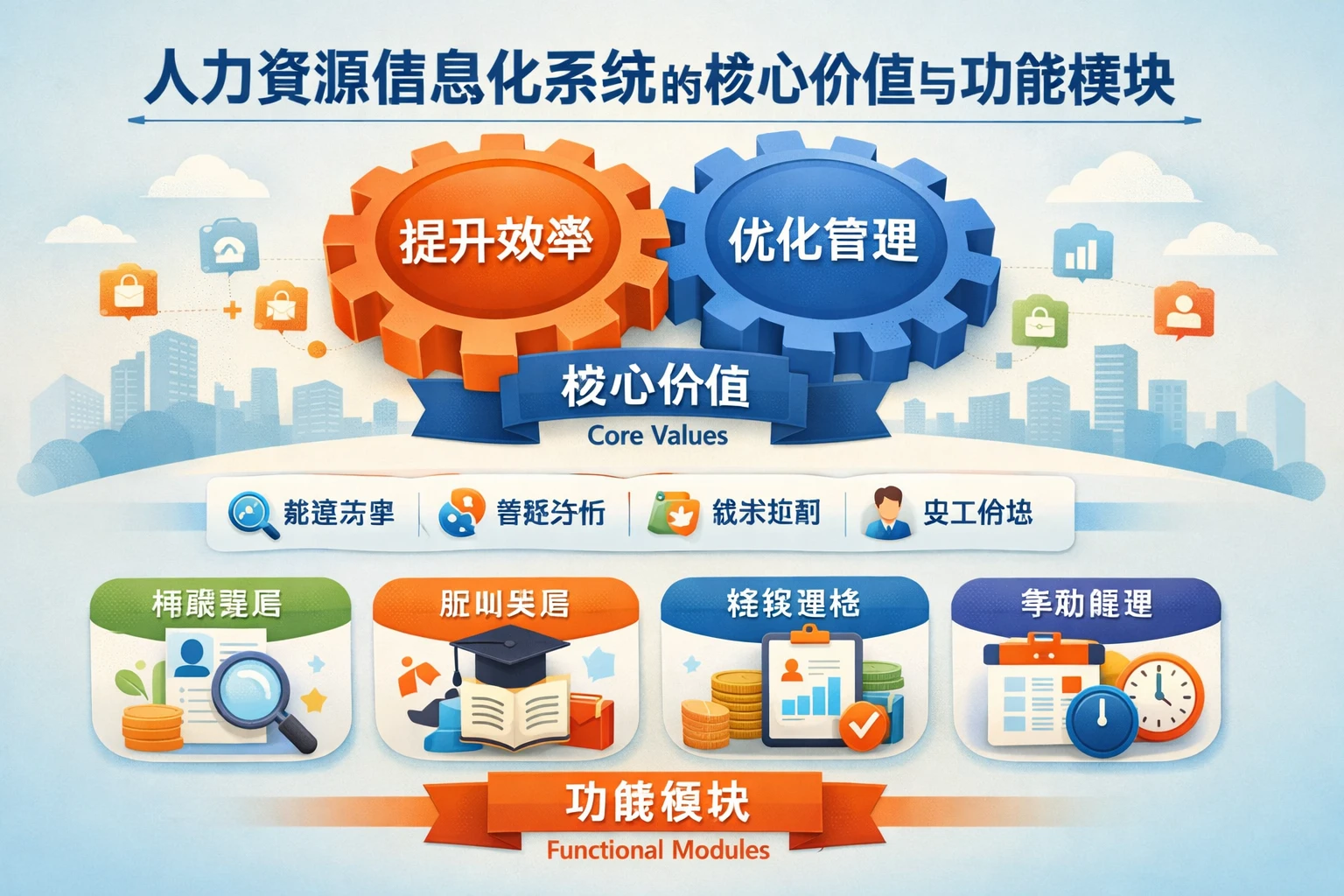 人力资源信息化系统的核心价值与功能模块