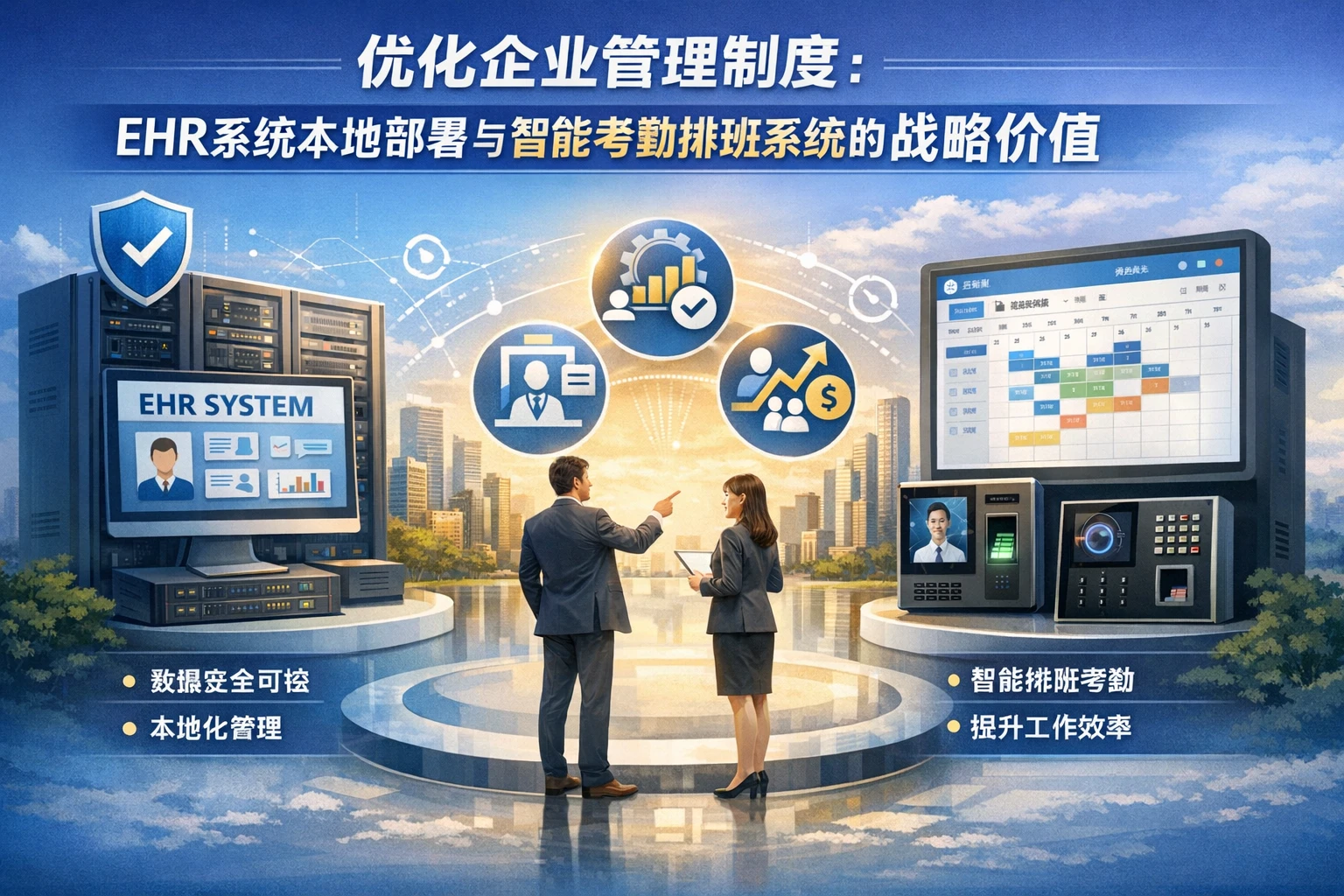 优化企业管理制度:ehr系统本地部署与智能考勤排班系统的战略价值