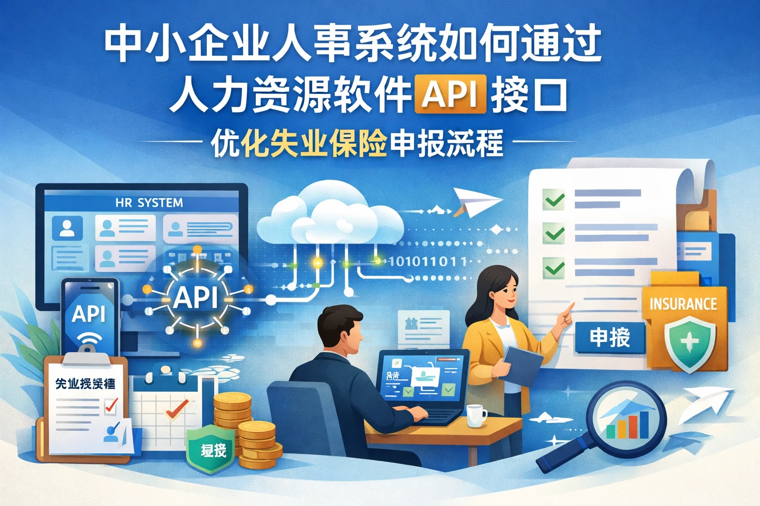 中小企业人事系统如何通过人力资源软件API接口优化失业保险申报流程