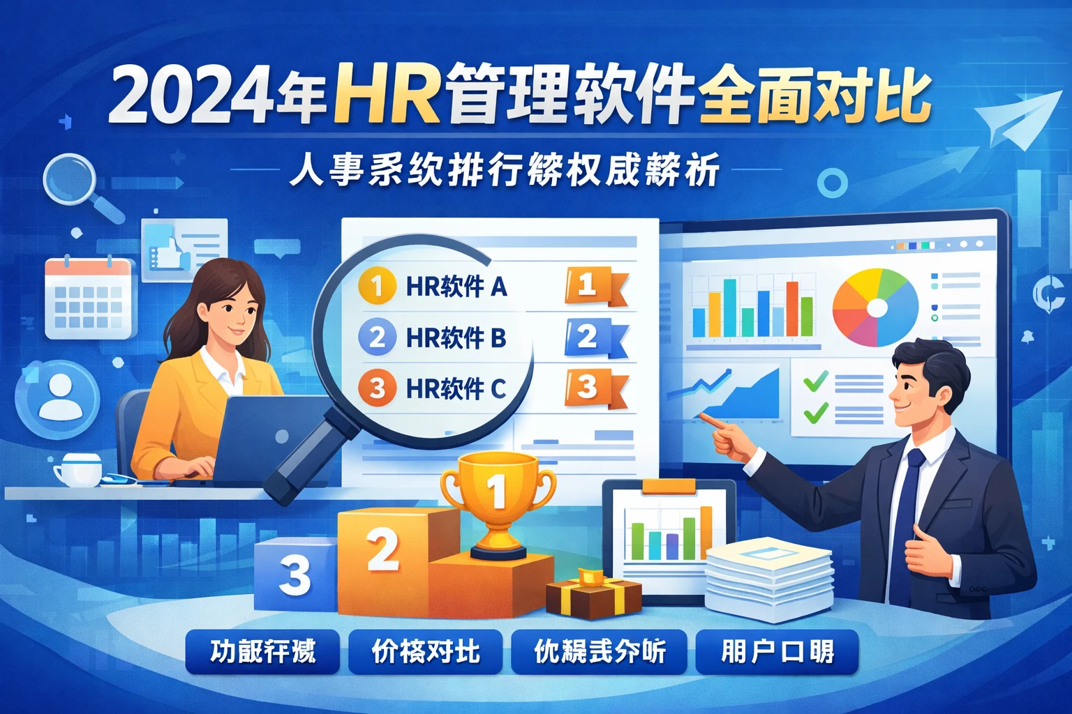 2024年HR管理软件全面对比与人事系统排行榜权威解析