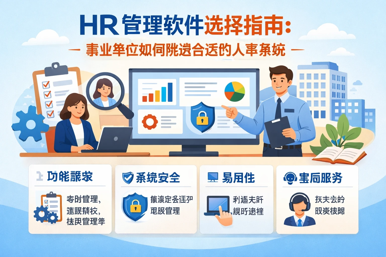 HR管理软件选择指南：事业单位如何挑选合适的人事系统