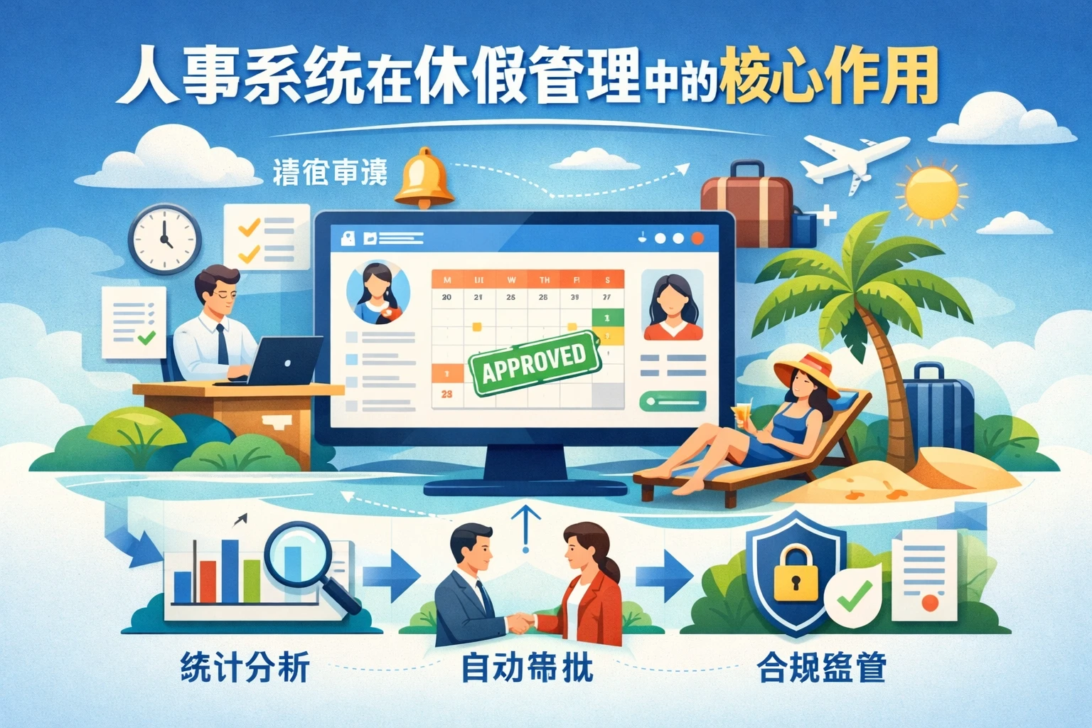 人事系统在休假管理中的核心作用