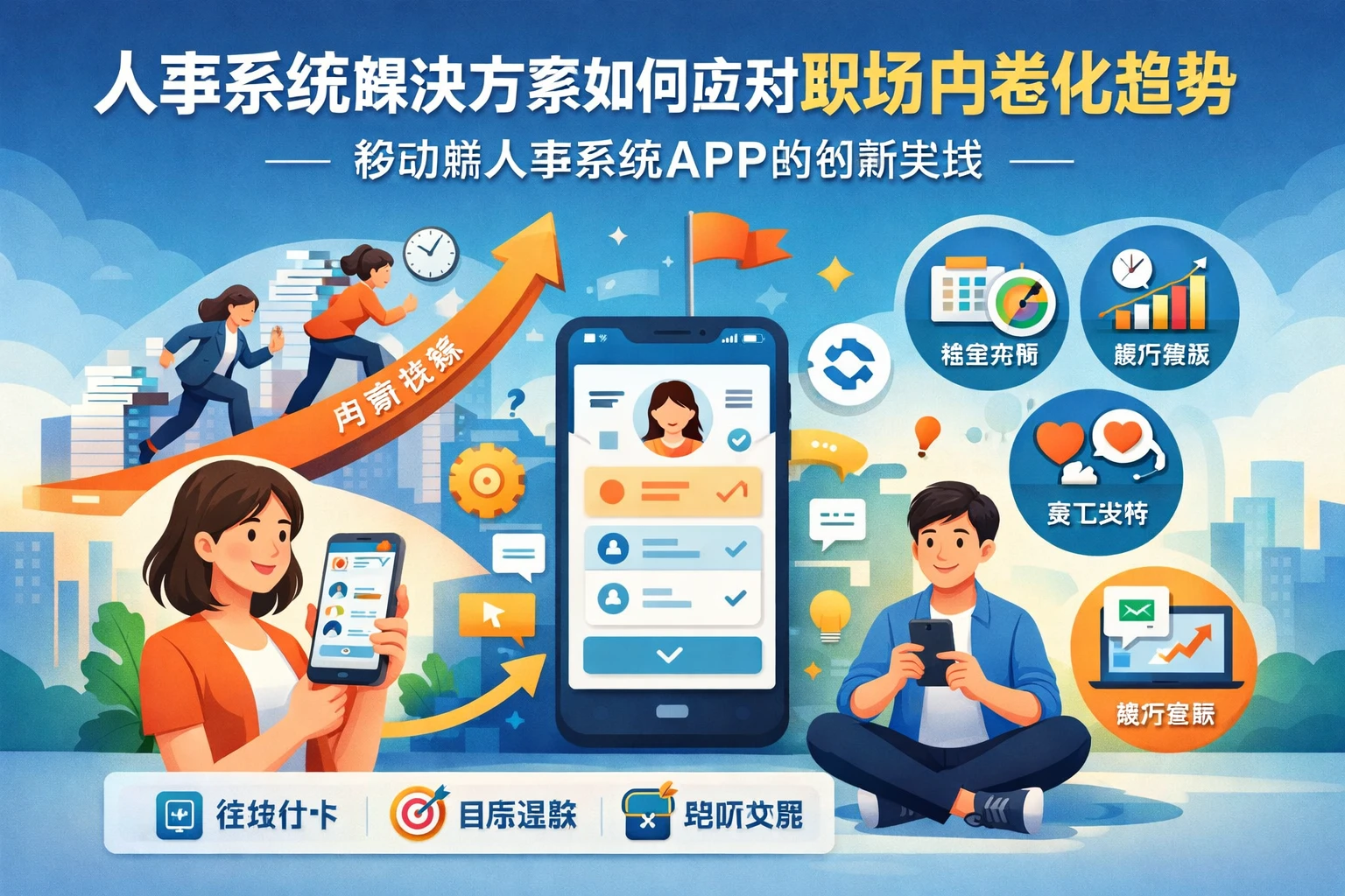 人事系统解决方案如何应对职场内卷化趋势——移动端人事系统APP的创新实践