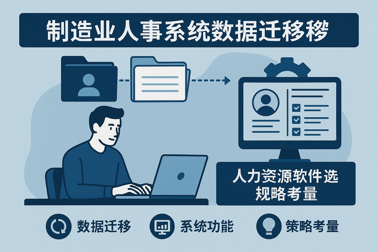 制造业人事系统数据迁移：人力资源软件选择的战略考量