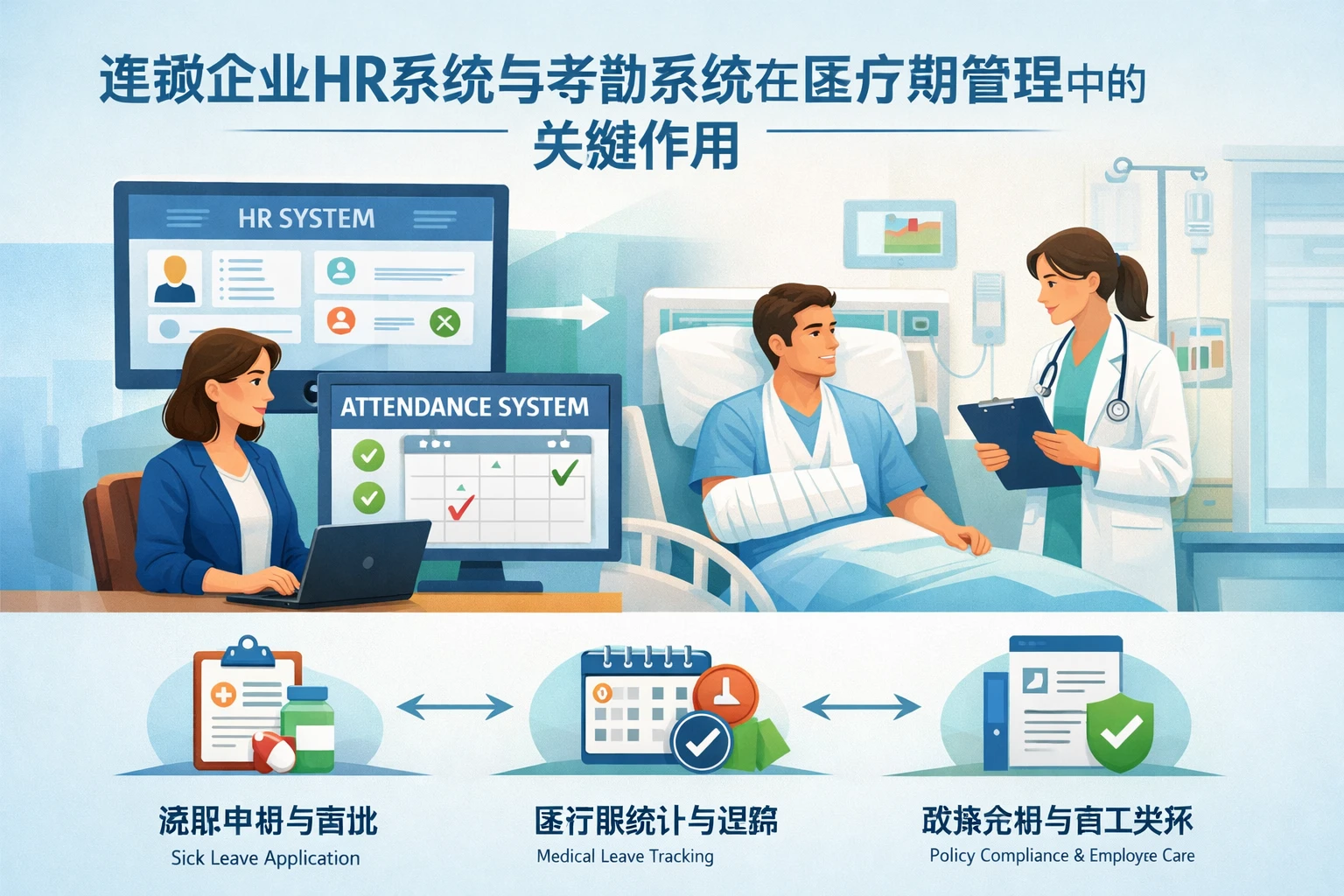 连锁企业HR系统与考勤系统在医疗期管理中的关键作用