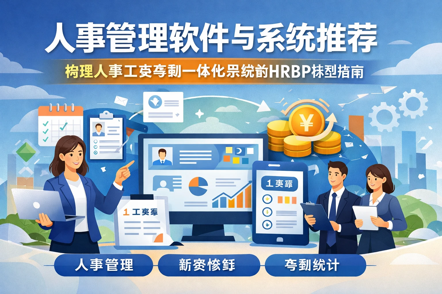 人事管理软件与系统推荐：构建人事工资考勤一体化系统的HRBP转型指南