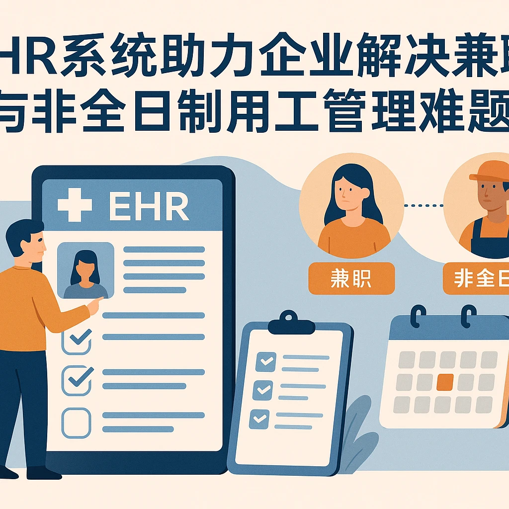 EHR系统助力企业解决兼职与非全日制用工管理难题