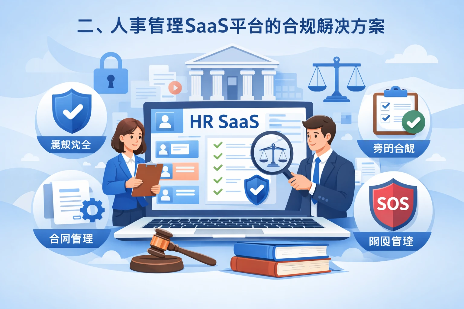 二、人事管理SaaS平台的合规解决方案