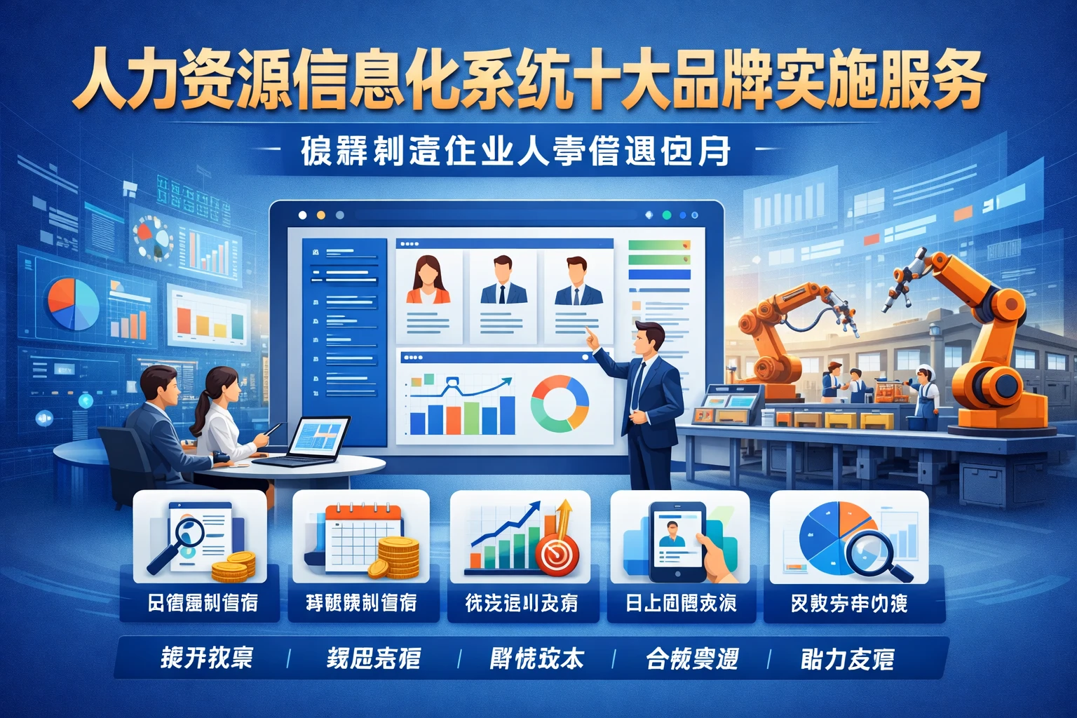 人力资源信息化系统十大品牌实施服务:破解制造企业人事管理困局