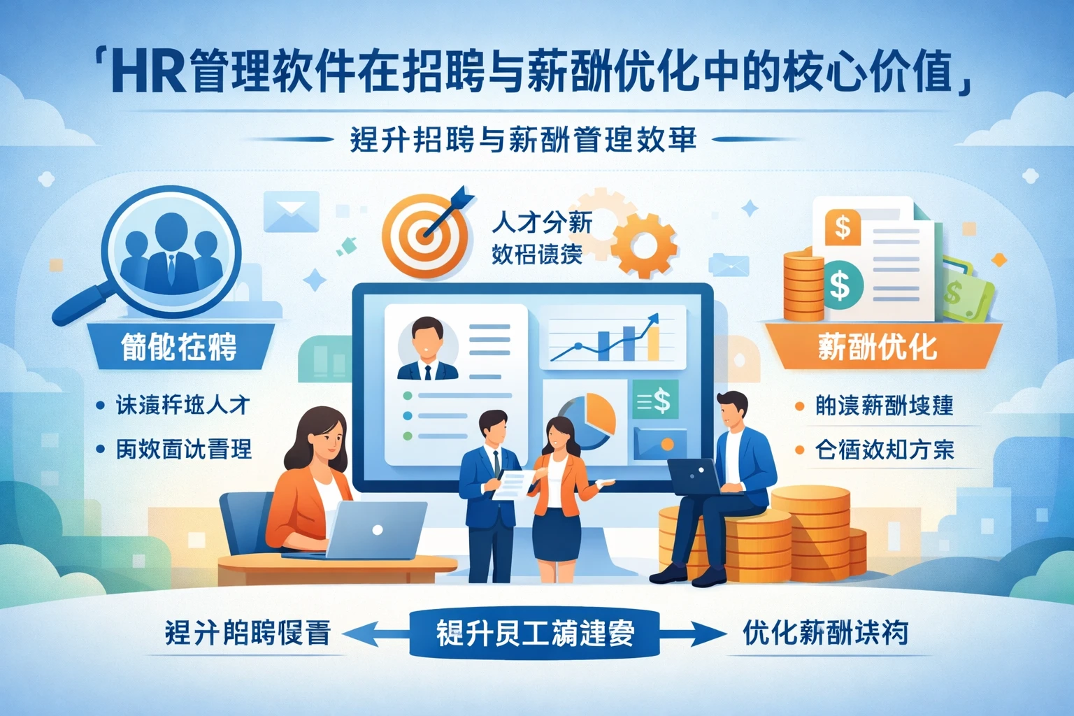 HR管理软件在招聘与薪酬优化中的核心价值