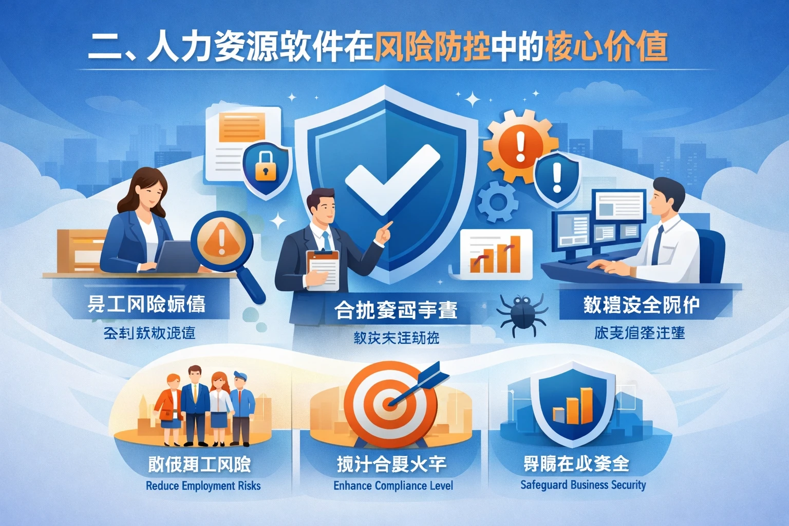 二、人力资源软件在风险防控中的核心价值