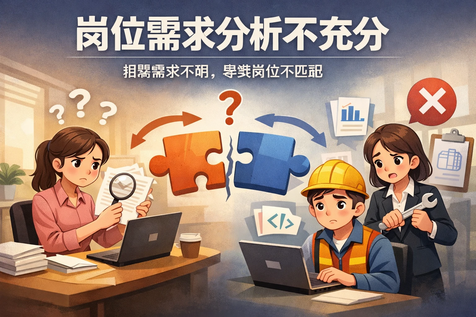 岗位需求分析不充分