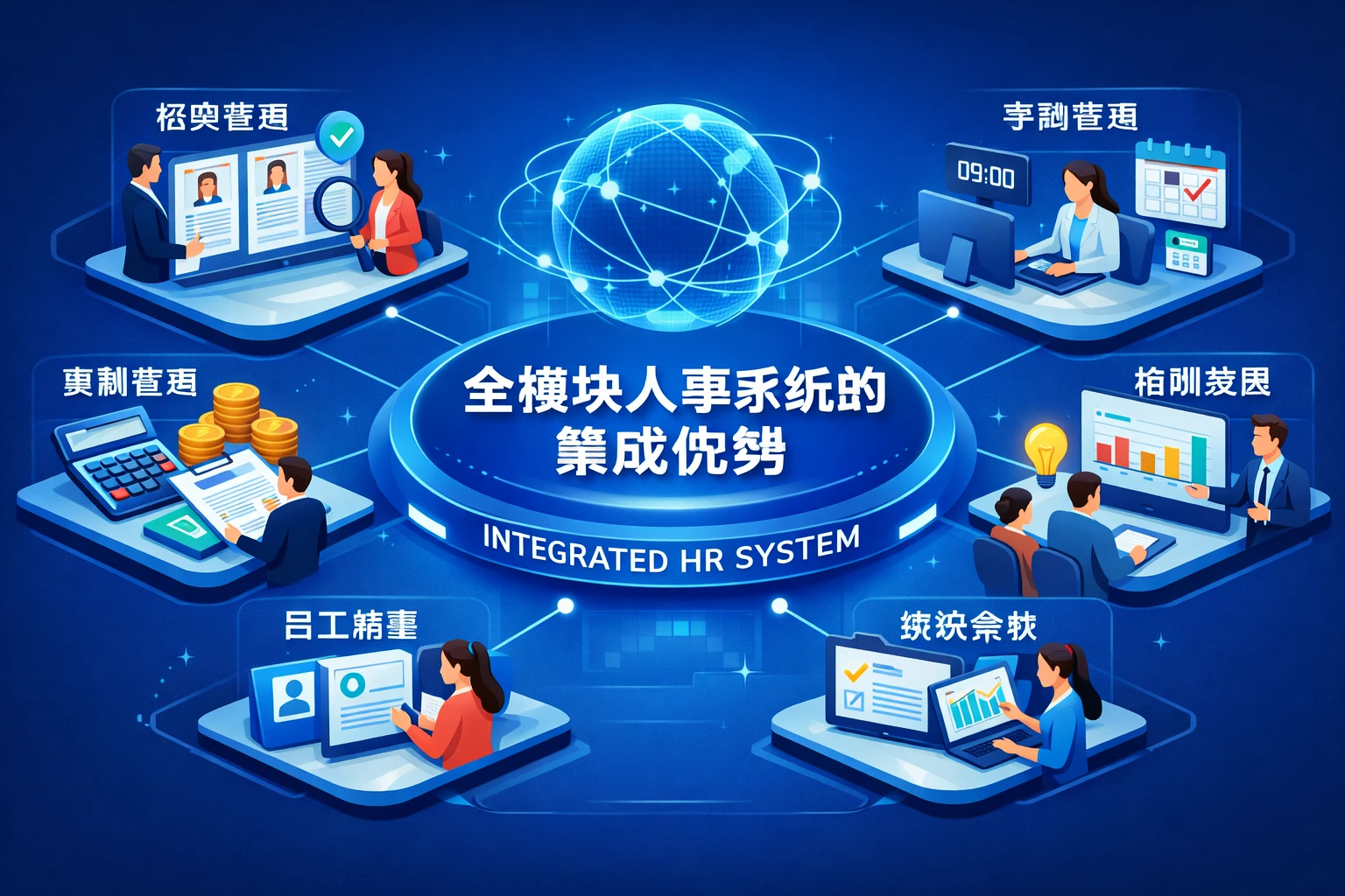 全模块人事系统的集成优势