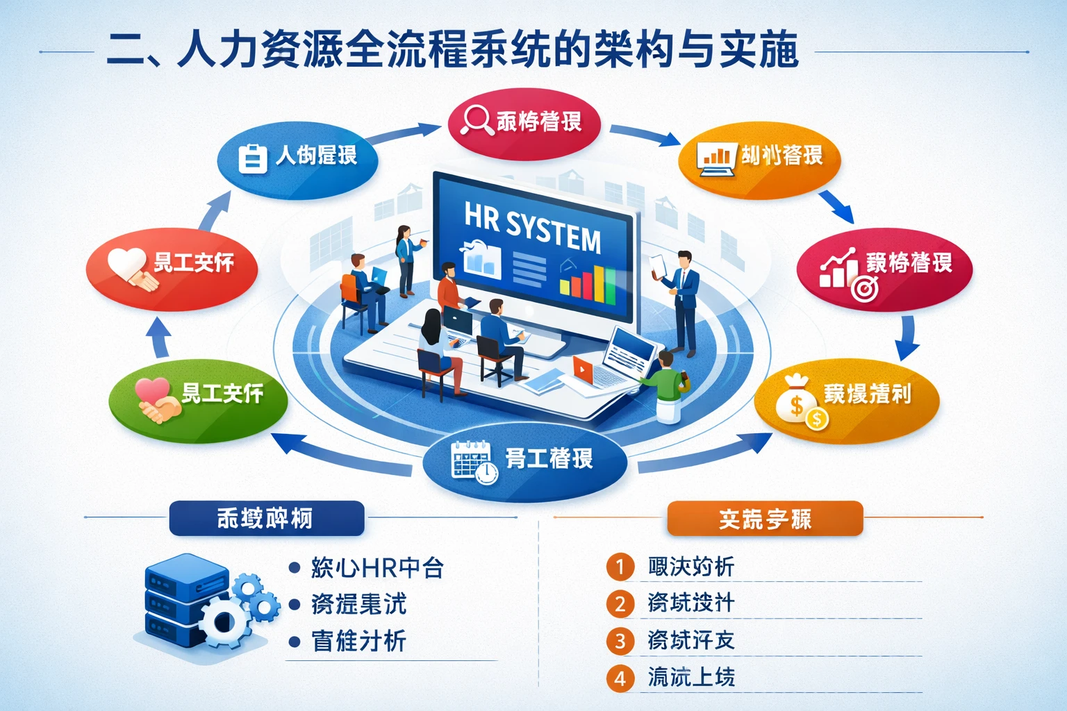 二、人力资源全流程系统的架构与实施