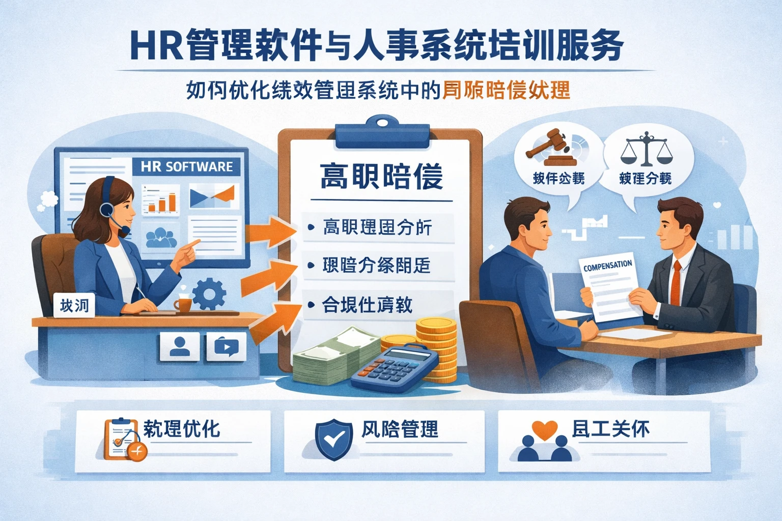 HR管理软件与人事系统培训服务如何优化绩效管理系统中的离职赔偿处理