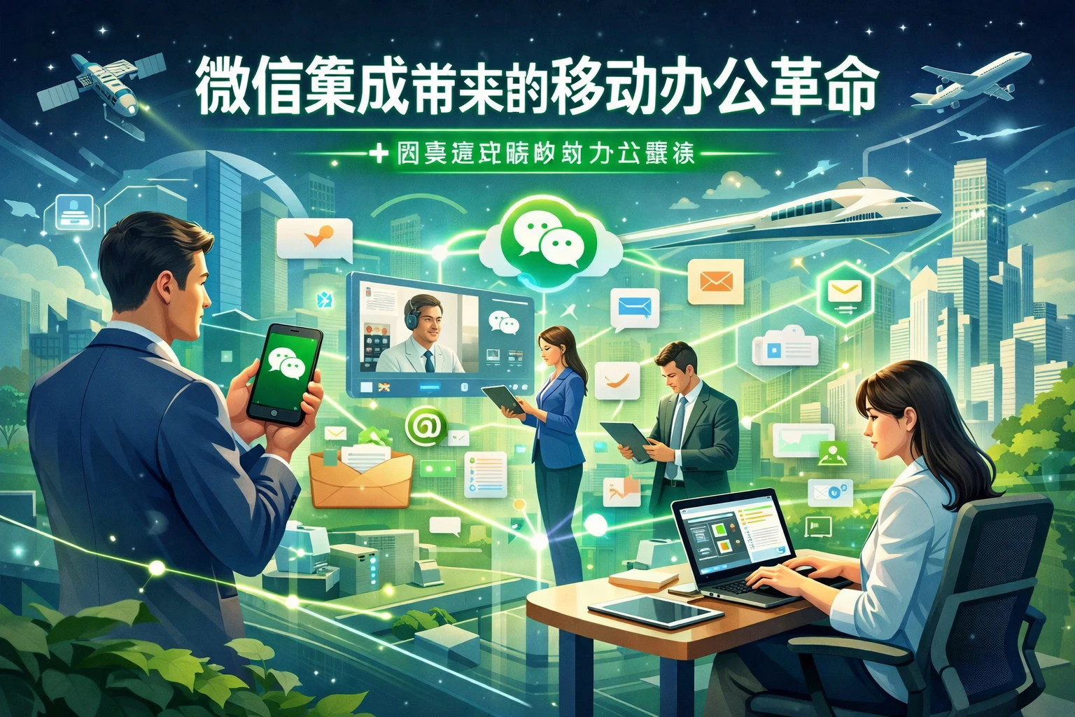 微信集成带来的移动办公革命