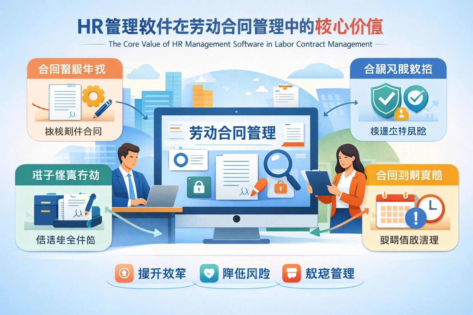 HR管理软件在劳动合同管理中的核心价值