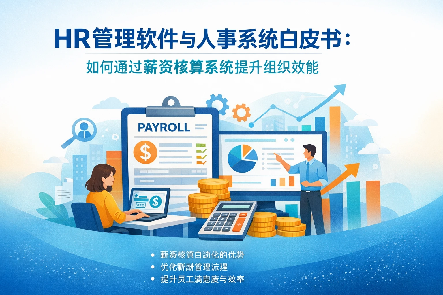 HR管理软件与人事系统白皮书:如何通过薪资核算系统提升组织效能