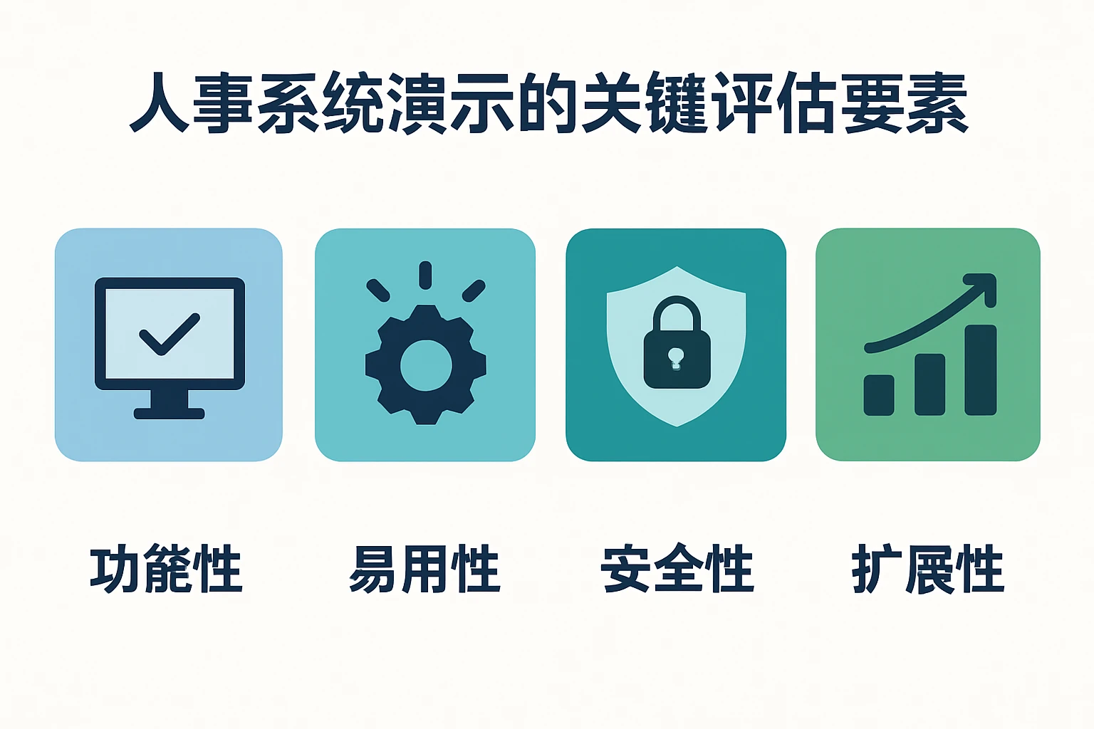 人事系统演示的关键评估要素