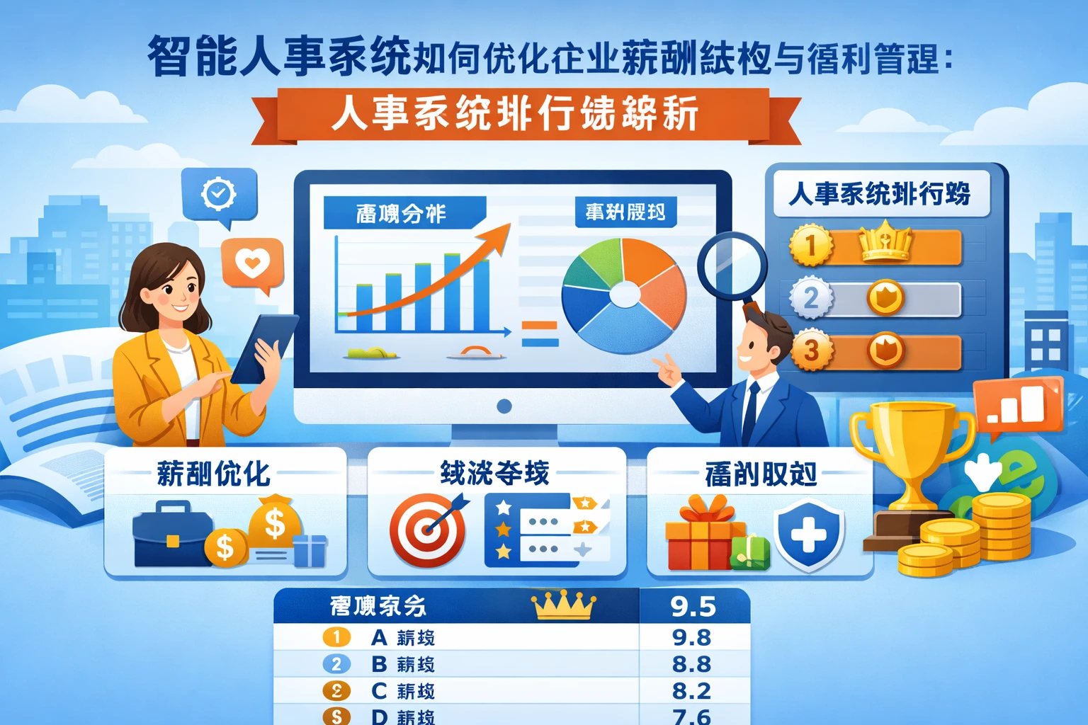 智能人事系统如何优化企业薪酬结构与福利管理:人事系统排行榜解析