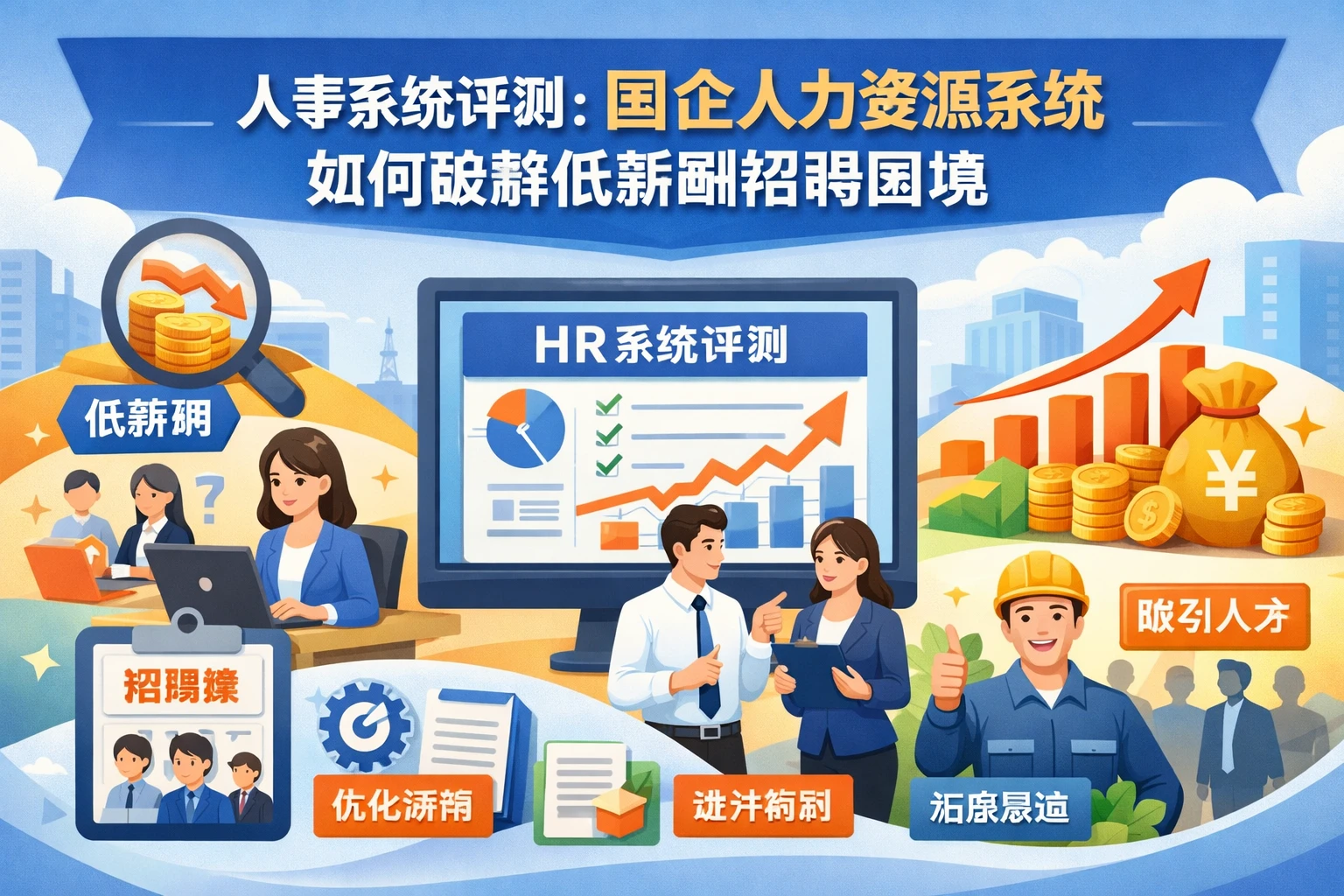 人事系统评测：国企人力资源系统如何破解低薪酬招聘困境