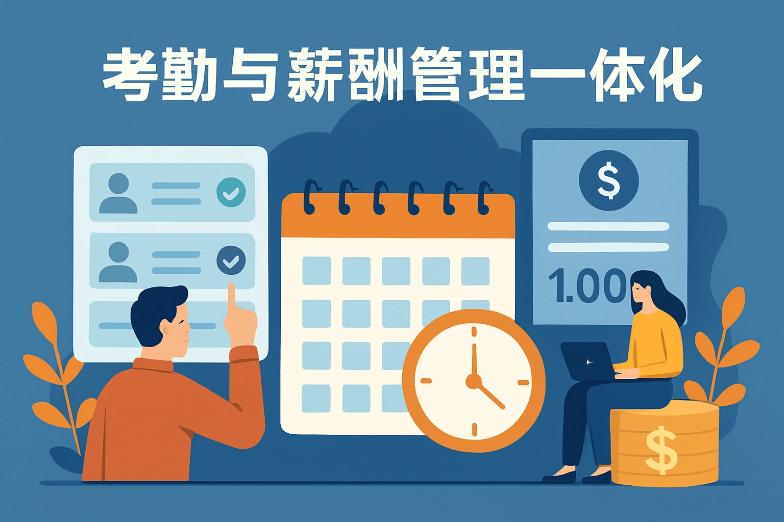 考勤与薪酬管理一体化