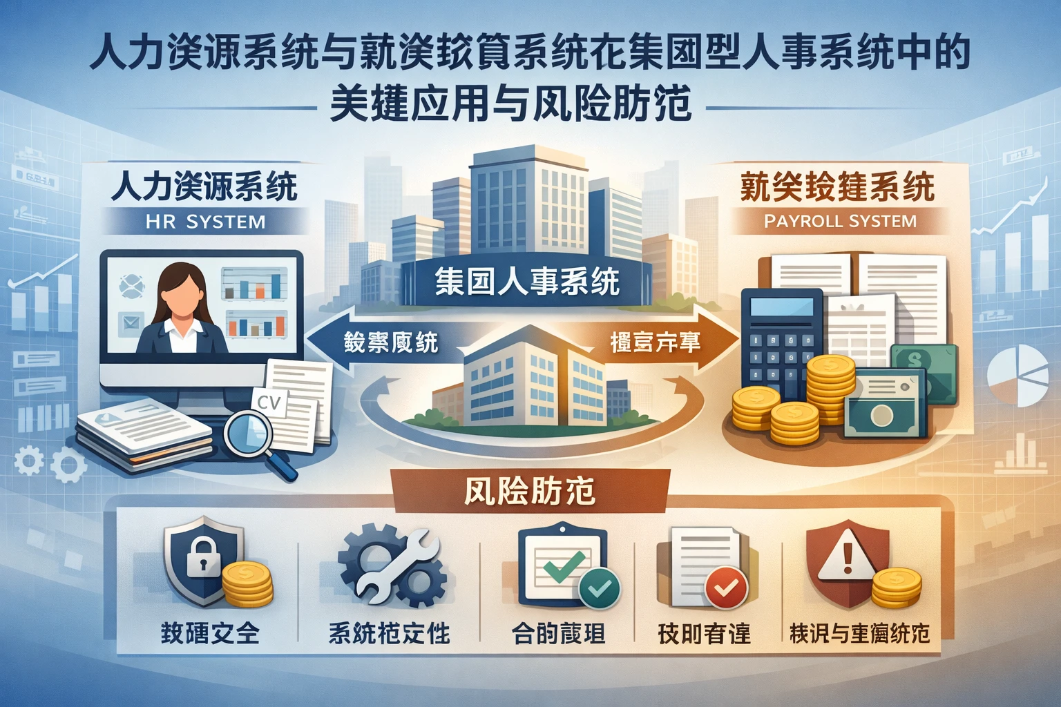 人力资源系统与薪资核算系统在集团型人事系统中的关键应用与风险防范