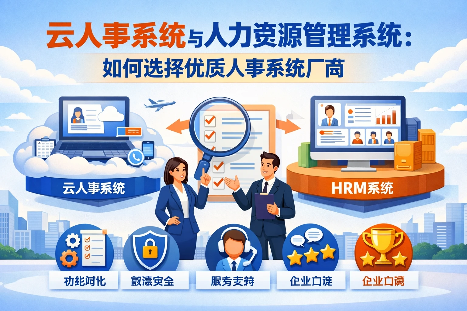云人事系统与人力资源管理系统：如何选择优质人事系统厂商