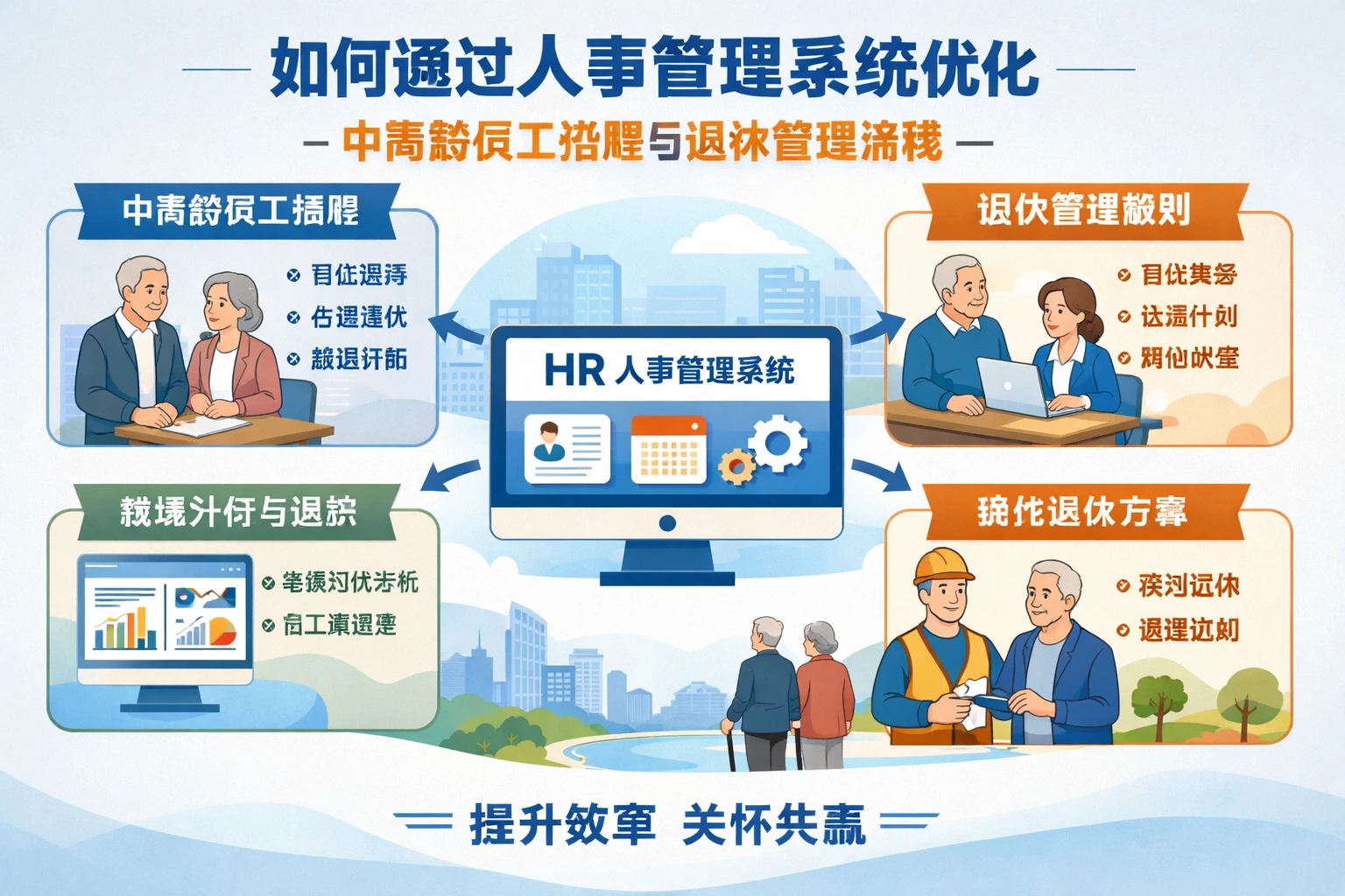 如何通过人事管理系统优化中高龄员工招聘与退休管理流程