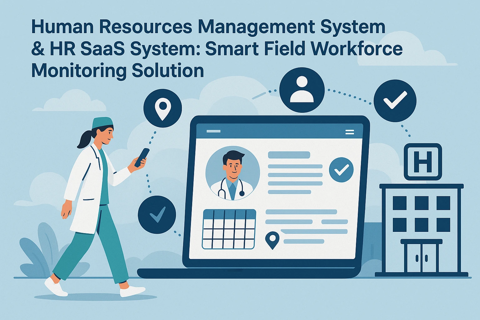 人力资源管理系统与人事SaaS系统：医院外勤员工智能监管解决方案