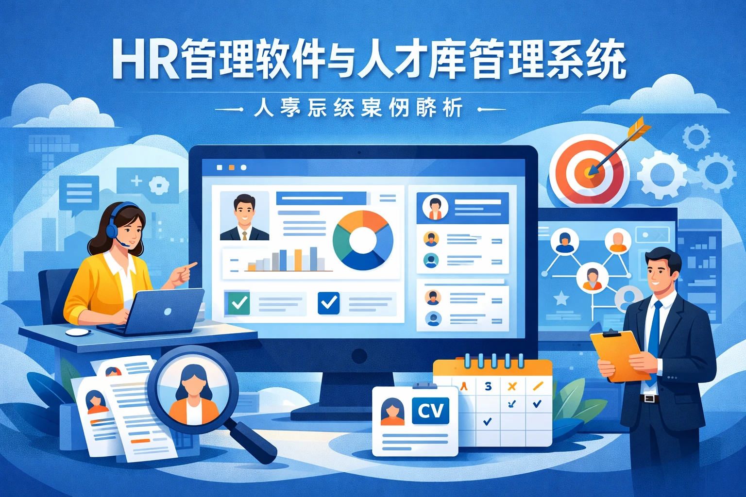 HR管理软件与人才库管理系统：人事系统案例解析