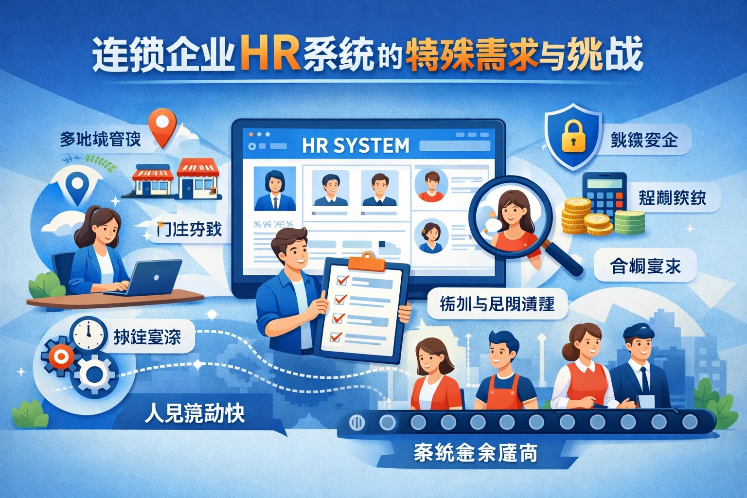 连锁企业HR系统的特殊需求与挑战