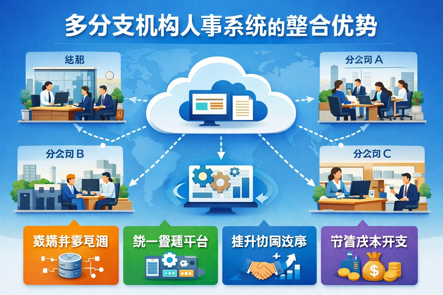 多分支机构人事系统的整合优势