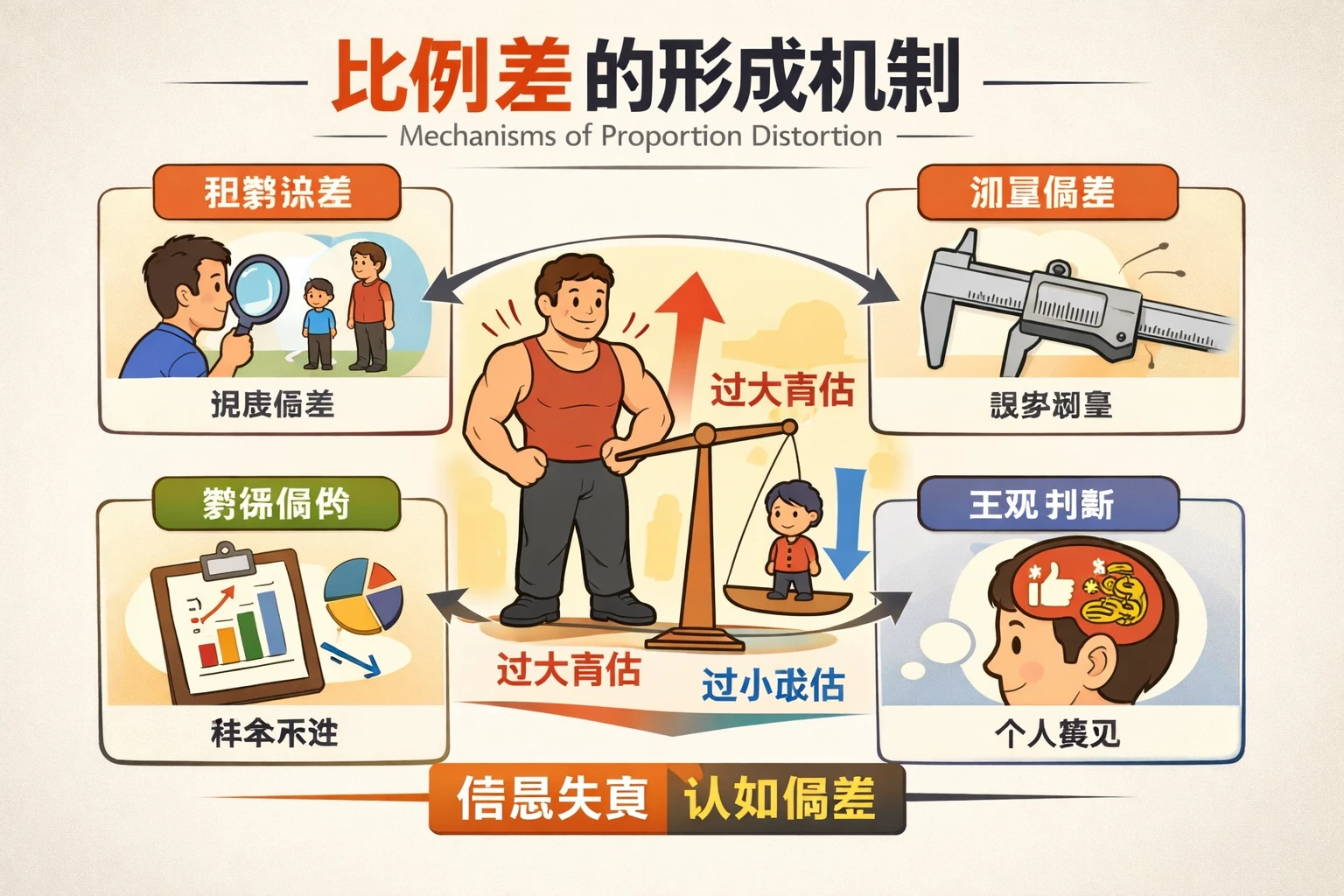 比例差的形成机制