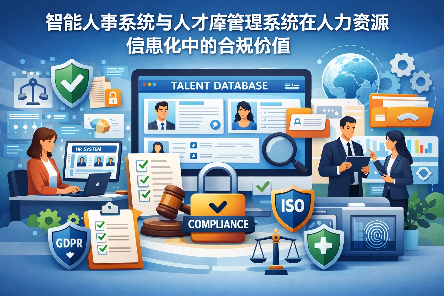 智能人事系统与人才库管理系统在人力资源信息化中的合规价值