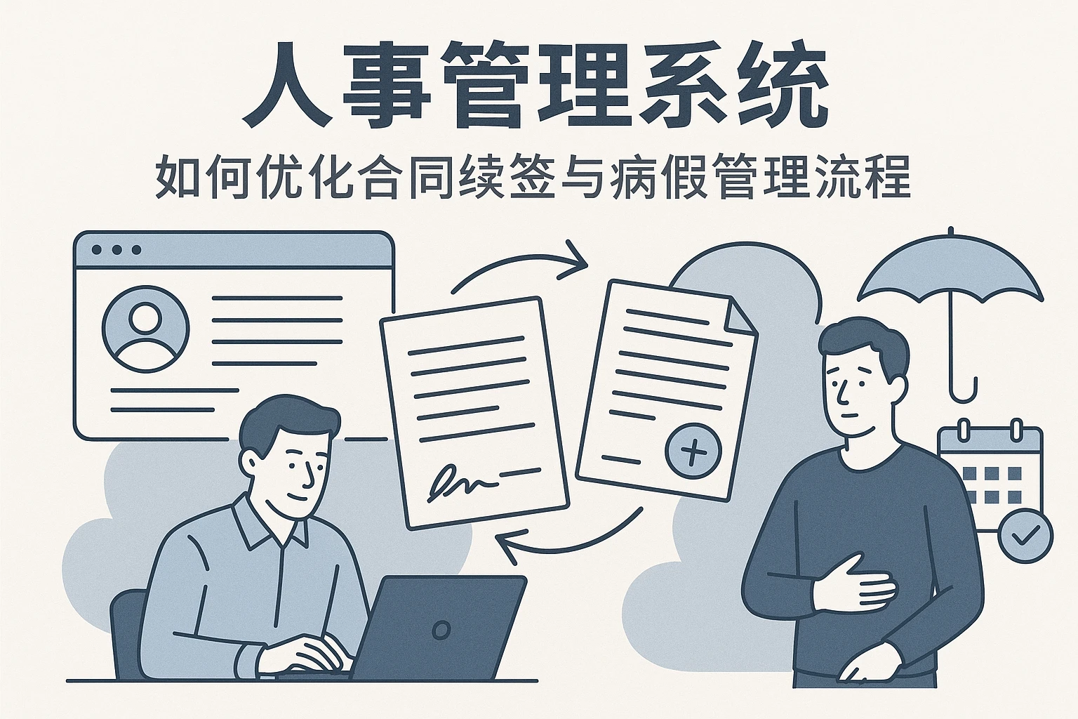 人事管理系统如何优化合同续签与病假管理流程