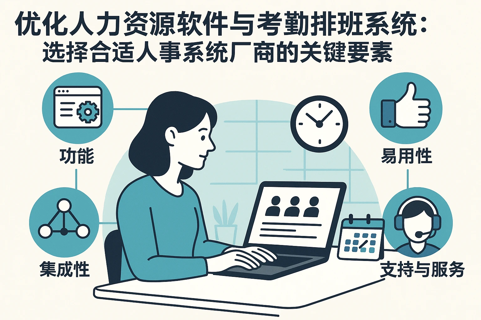 优化人力资源软件与考勤排班系统：选择合适人事系统厂商的关键要素