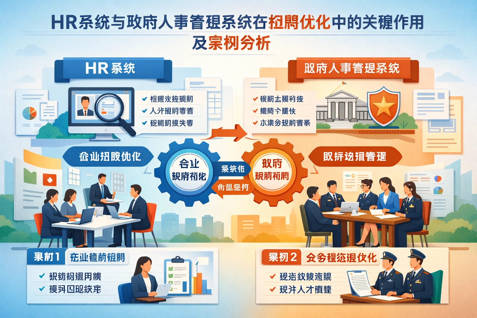 HR系统与政府人事管理系统在招聘优化中的关键作用及案例分析