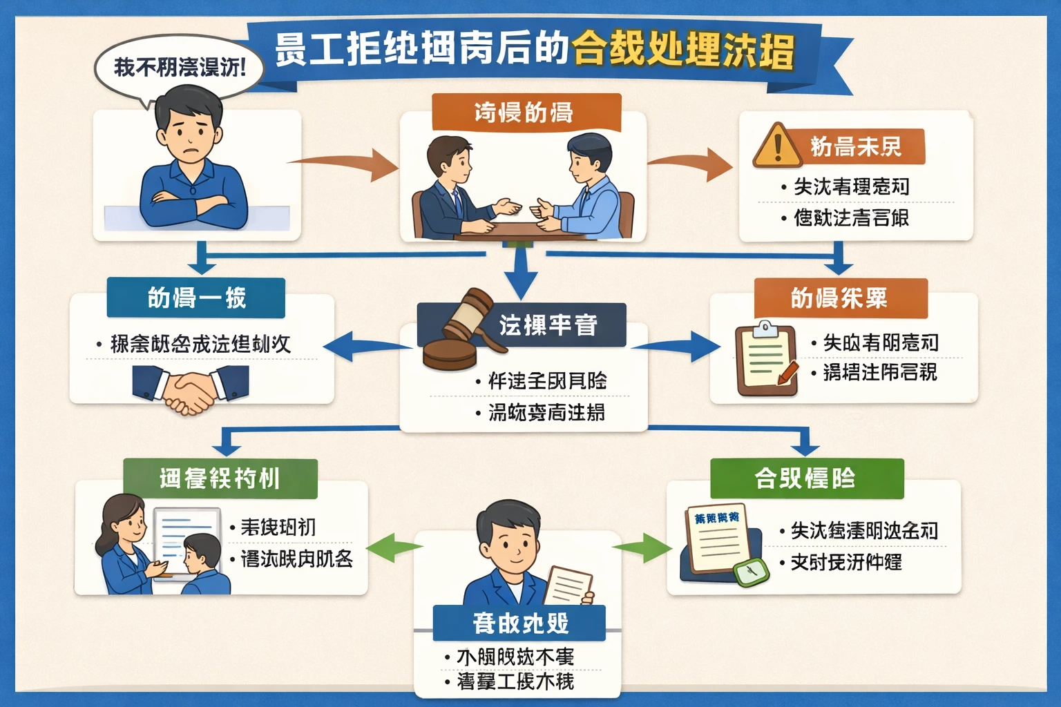 员工拒绝调岗后的合规处理流程