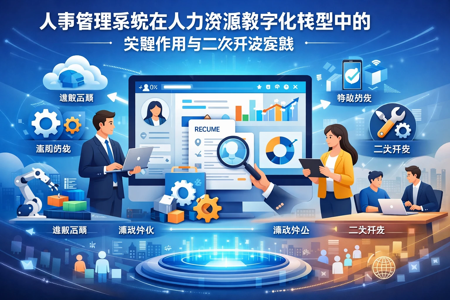 人事管理系统在人力资源数字化转型中的关键作用与二次开发实践